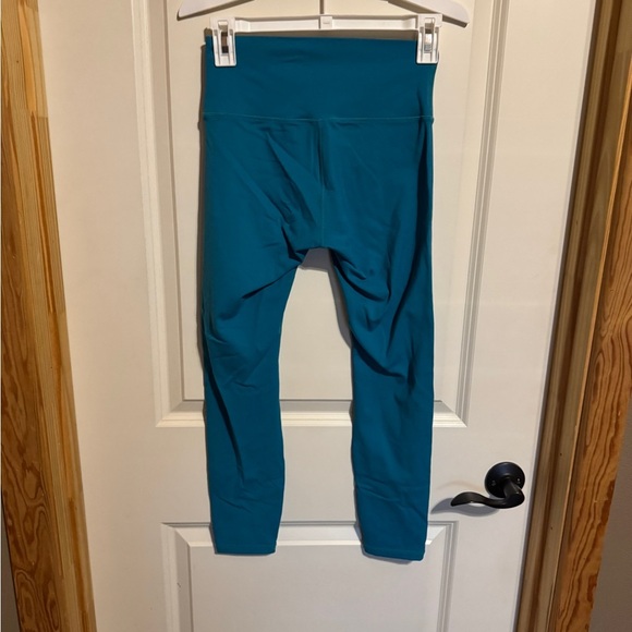 Blue High-Waisted Athletic Leggings Girls Size S/M - Picture 3 of 7